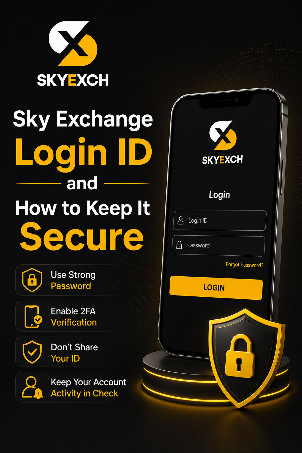 Sky Exchange login ID and how to keep it secure